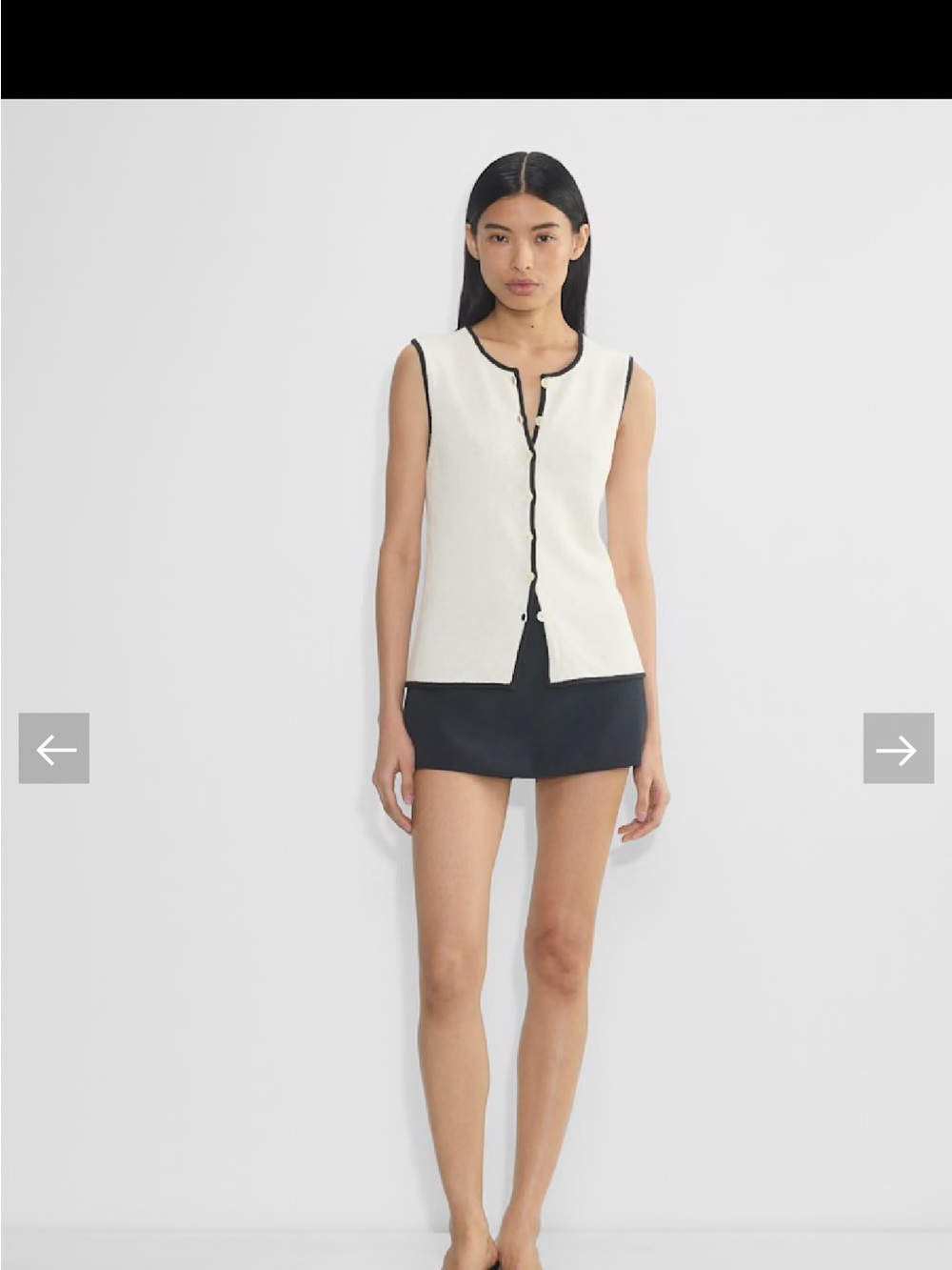 Aritzia Wilfred Strand Sweater Vest